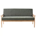 Beliani - 3 Sitzer Sofa aus Stoff Retro ESRUM, One Size, Braun Medium