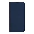 Dux Ducis - iPhone 13 Pro Max Flip Wallet Cover Leder Tasche - Dunkelblau