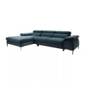 Ecksofa mit Schlaffunktion - Ecke links - Samt - Dunkel - SEPINA von Ecksofa mit Schlaffunktion - Ecke links - Samt - Dunkel - SEPINA von PASCAL MORABITO