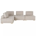 Beliani, Modulsofa aus Polyester Modern TIBRO Modulsofa aus Polyester Modern TIBRO