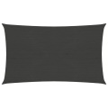 vidaXL Sonnensegel 160 g/m² Anthrazit 3,5x5 m HDPE