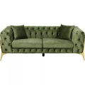 Sofa Bellissima 2-Sitzer Velvet grün 200