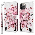 iPhone 15 - Etui Glitzer Effekt Baum