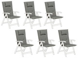 Set mit 6 Gartenkissen aus Polyester Modern TOSCANA Set mit 6 Gartenkissen aus Polyester Modern TOSCANA
