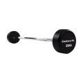 Gladiatorfit, GladiatorFit Langhantel Gummi : 35 KG Langhantel