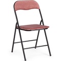 Klappstuhl Amal Samt Rosa