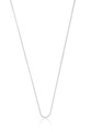 MUAU Schmuck, Collier Fuchsschwanz Weissgold 750, 1mm, 50cm Damen 50 CM