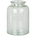 Beliani Blumenvase Glas hellgrün 35 cm VINDALOO Vase