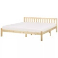 Bett mit Lattenrost aus Kiefernholz Skandinavisch FLORAC Bett mit Lattenrost aus Kiefernholz Skandinavisch FLORAC
