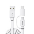 HUAWEI AP55S Handy Adapterkabel 2 in1 Daten-/ Ladekabel Micro-USB mit USB-C™ Adapter 1.5 m Weiß