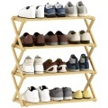 HOMCOM - Schuhregal, One Size, Braun