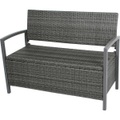Gartenbank Ferrara Dunkelgrau 117 Unisex Grau ONE SIZE