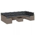 VidaXL - Modulares sofa poly-rattan, One Size, Grau