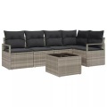 VidaXL - Outdoor-sofa poly-rattan, One Size, Grau