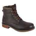 Stiefeletten, Gewachstes Leder Unisex Braun 43