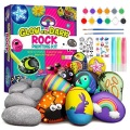 Activity-board, Nachtleuchtende Steine Malen Kinder Set Steine Bastelsets Malset für Kinder Bastelset Multicolor