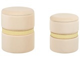 Pouf aus Samtstoff Modern MEDFORD Pouf aus Samtstoff Modern MEDFORD