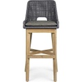 mutoni Garten Deluxe, Garten Barhocker Hesperia mit Kissen Slate