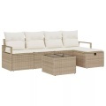 VidaXL - Garten-sofa poly-rattan, One Size, Schwarz