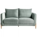 Beliani - 2 Sitzer Sofa aus Stoff Modern GIMO, One Size, Braun Medium