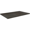 VCM, Arbeitsplatte Küchenarbeitsplatte Küchenmöbel Arbeitsplatte Küche Esilo Unisex Schwarz 100cm
