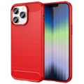 iPhone 14 Pro Max - Metall Carbon Look Hülle