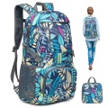 Only-bags.store - Packbarer Rucksack Ultraleichter faltbarer Wasserdichtes Wandern Tagesrucksack Sicheres Reflektierendes Design Wanderrucksack, für Damen, Multicolor, One Size
