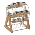 5FIVE, Gewürzhalter - cooles Design - Bambus - 15 Dosen Gewürzhalter - cooles Design - Bambus - 15 Dosen