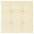 vidaXL Palettensofa-Kissen Creme 60x60x12 cm