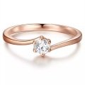 Damen Ring Damen Goldrosa 59