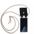 Handy Kette für Apple iPhone X XS Silikon mit Gold Ringen