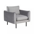 Beliani, Sessel aus Samtstoff Retro VINTERBRO Sessel aus Samtstoff Retro VINTERBRO
