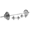 Langhantelset Unisex Silber ONE SIZE