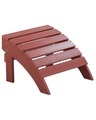 Fusshocker Kunstholz rot ADIRONDACK
