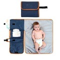 Baby-wickelauflage Unterwegs ? Mit Aufbewahrungs-taschen Für Windeln, Creme, Feucht-tücher Unisex Multicolor ONE SIZE