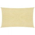 vidaXL Sonnensegel 160 g/m² Beige 2x5 m HDPE