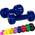 Movit, Profi Vinyl Hanteln 2er Set Unisex Blau 2.5KG