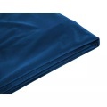 Beliani Bezug für Bett FITOU Samtstoff dunkelblau 160 x 200 cm