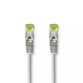 Nedis, CAT7 Netzwerkkabel | S/FTP | RJ45 Stecker | RJ45 Stecker | 3,00 m | Snagless | Rund | LSZH | Grau | Karton mit Fenster