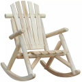Northio, Northio - Schaukelstuhl Schwingsessel Schaukel Gartenstuhl Relaxstuhl Tannenholz Natur