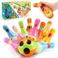 Activity-board, Activity-board - Bowling-Set, Dosenwurfspielzeug Kinderspiele Lernspiele, One Size, Multicolor