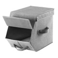 Casâme, unsere Aufbewahrungsbox mit Deckel und Klappdeckel - L19 cm unsere Aufbewahrungsbox mit Deckel und Klappdeckel - L19 cm