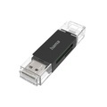 Hama USB 2.0 USB-A/Micro OTG Kartenleser