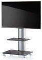 Universal TV VESA Standfuß Ständer Fernseh Rack Alu Glas rollbar Rollen Tosal ZW Universal TV VESA Standfuß Ständer Fernseh Rack Alu Glas rollbar Rollen Tosal ZW