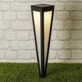 HI LED-Solar-Gartenleuchte 58 cm Schwarz