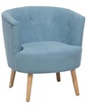 Beliani, Sessel aus Polyester Retro ODENZEN Sessel aus Polyester Retro ODENZEN