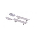 Besteck Für Baby Skate Löffel + Gabel Unisex Chrom