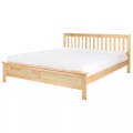 Bett mit Lattenrost aus Kiefernholz Klassisch MAYENNE Bett mit Lattenrost aus Kiefernholz Klassisch MAYENNE