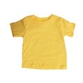 Runder Hals Tshirt Jungen Gelb 86