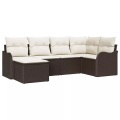 VidaXL - Garten-sofa poly-rattan, One Size, Braun